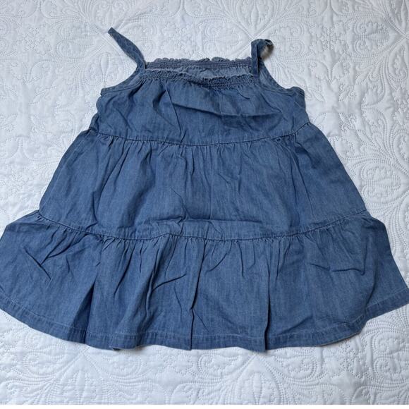 NWT Hanna Andersson Chambray Twirly Tank Size 10 - Picture 4 of 5